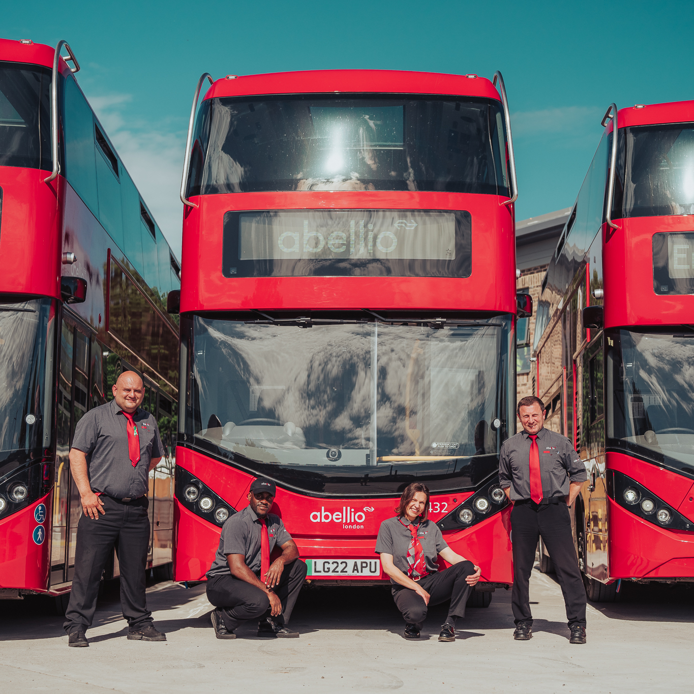 Drivers And Buses Square