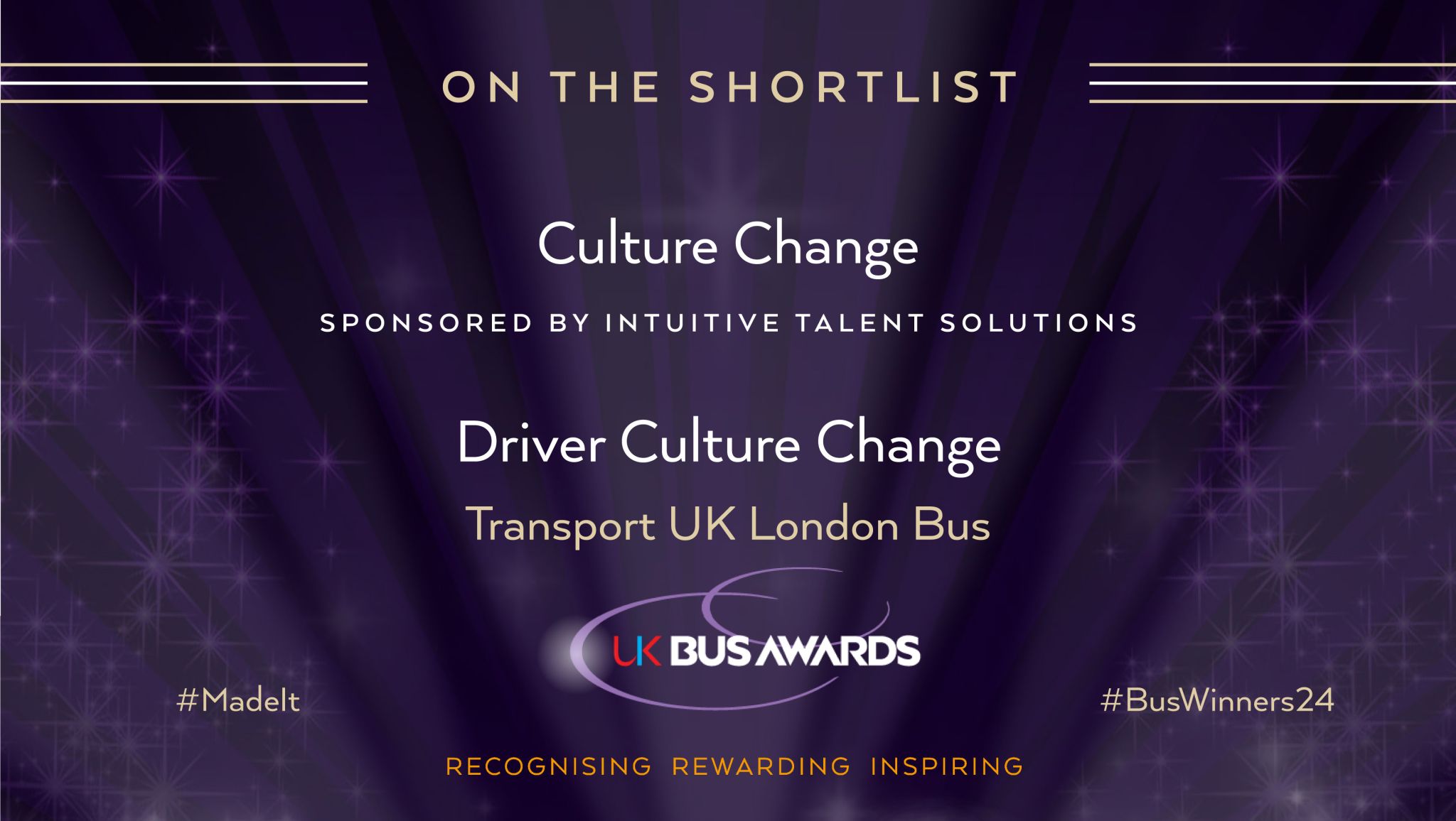 Culture Change Shortlisting